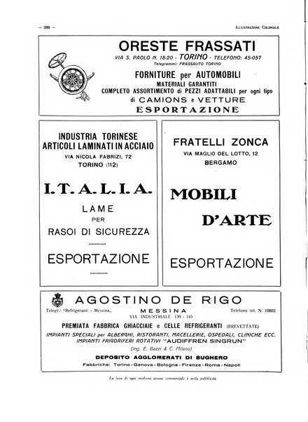 L'illustrazione coloniale rivista mensile sotto gli auspicii dell'Istituto coloniale italiano