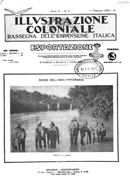 L'illustrazione coloniale rivista mensile sotto gli auspicii dell'Istituto coloniale italiano