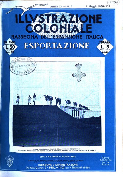 L'illustrazione coloniale rivista mensile sotto gli auspicii dell'Istituto coloniale italiano