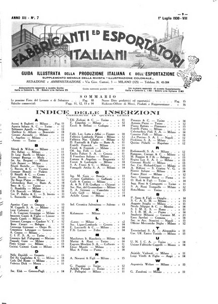 L'illustrazione coloniale rivista mensile sotto gli auspicii dell'Istituto coloniale italiano