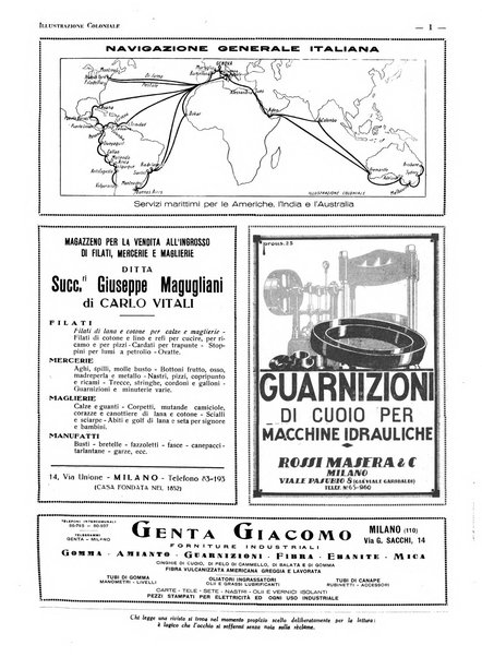 L'illustrazione coloniale rivista mensile sotto gli auspicii dell'Istituto coloniale italiano