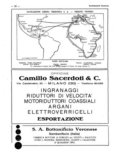 L'illustrazione coloniale rivista mensile sotto gli auspicii dell'Istituto coloniale italiano