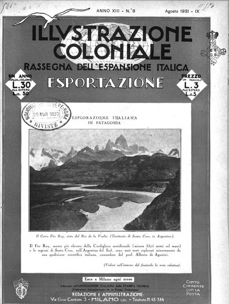 L'illustrazione coloniale rivista mensile sotto gli auspicii dell'Istituto coloniale italiano