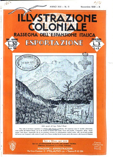 L'illustrazione coloniale rivista mensile sotto gli auspicii dell'Istituto coloniale italiano