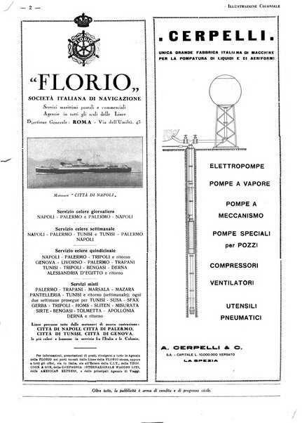 L'illustrazione coloniale rivista mensile sotto gli auspicii dell'Istituto coloniale italiano