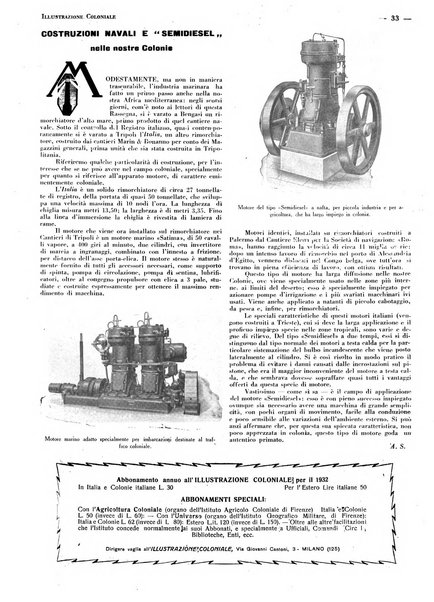 L'illustrazione coloniale rivista mensile sotto gli auspicii dell'Istituto coloniale italiano