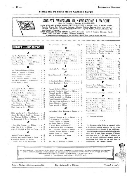 L'illustrazione coloniale rivista mensile sotto gli auspicii dell'Istituto coloniale italiano