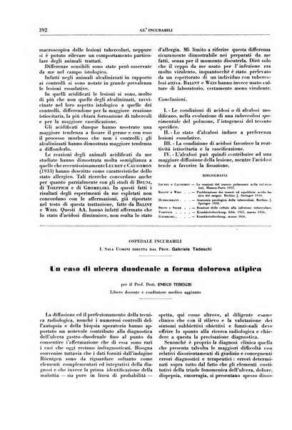 Gli incurabili periodico mensile di medicina, chirurgia, specialità, igiene e vita ospedaliera