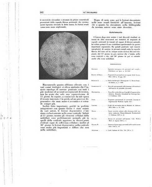 Gli incurabili periodico mensile di medicina, chirurgia, specialità, igiene e vita ospedaliera