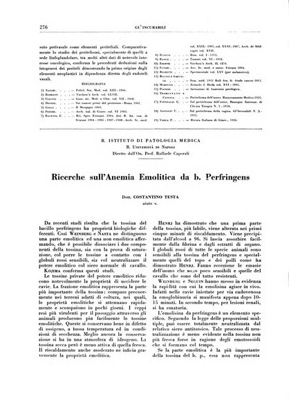 Gli incurabili periodico mensile di medicina, chirurgia, specialità, igiene e vita ospedaliera