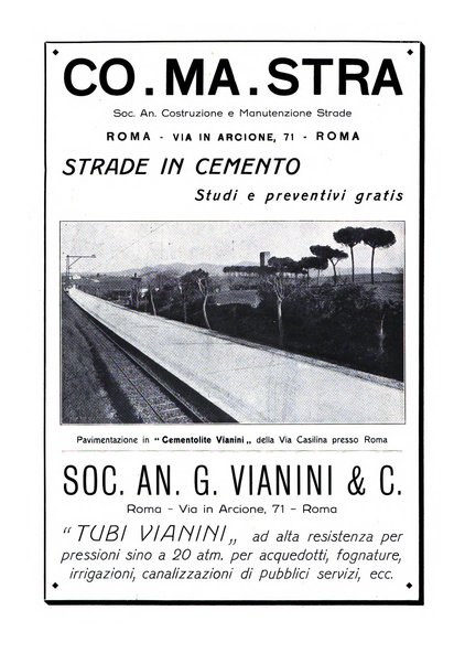 L'industria italiana del cemento rivista della Società incremento applicazioni cemento