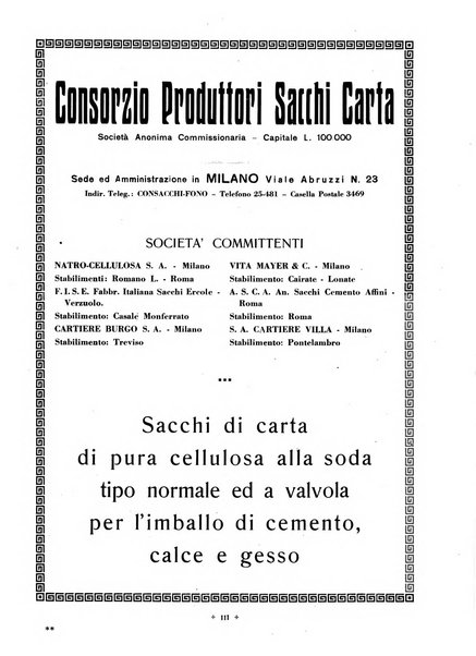 L'industria italiana del cemento rivista della Società incremento applicazioni cemento