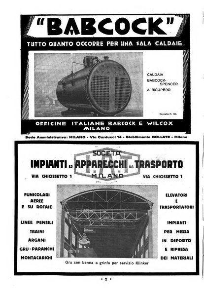 L'industria italiana del cemento rivista della Società incremento applicazioni cemento