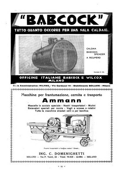 L'industria italiana del cemento rivista della Società incremento applicazioni cemento