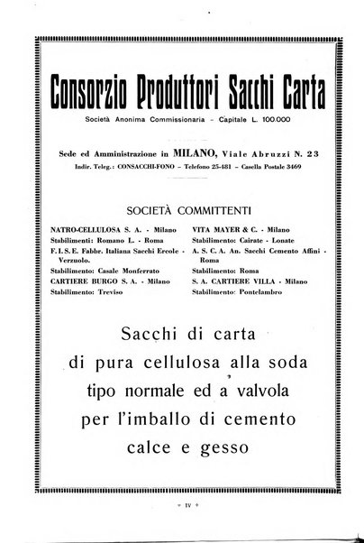 L'industria italiana del cemento rivista della Società incremento applicazioni cemento