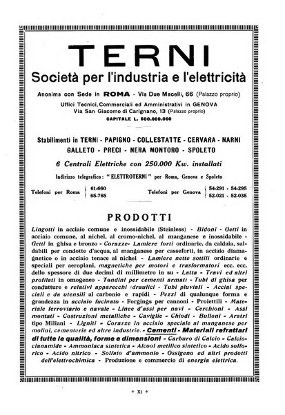 L'industria italiana del cemento rivista della Società incremento applicazioni cemento