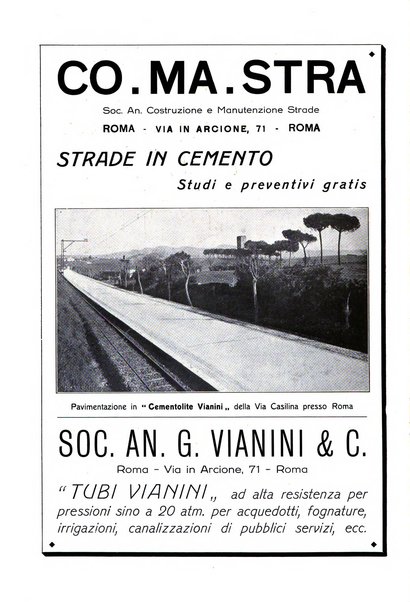 L'industria italiana del cemento rivista della Società incremento applicazioni cemento