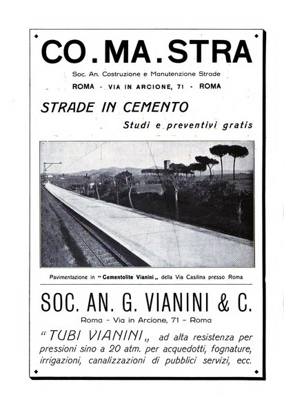 L'industria italiana del cemento rivista della Società incremento applicazioni cemento