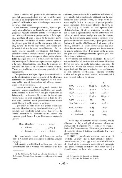 L'industria italiana del cemento rivista della Società incremento applicazioni cemento