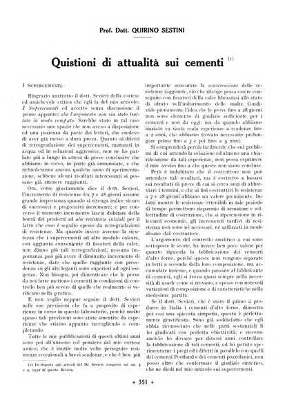 L'industria italiana del cemento rivista della Società incremento applicazioni cemento