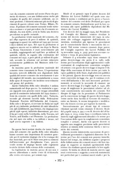 L'industria italiana del cemento rivista della Società incremento applicazioni cemento