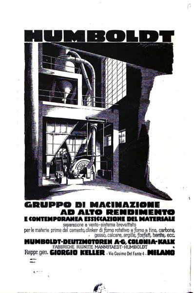 L'industria italiana del cemento rivista della Società incremento applicazioni cemento