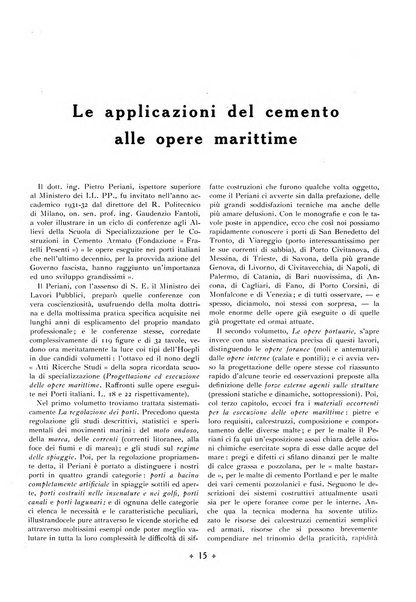 L'industria italiana del cemento rivista della Società incremento applicazioni cemento