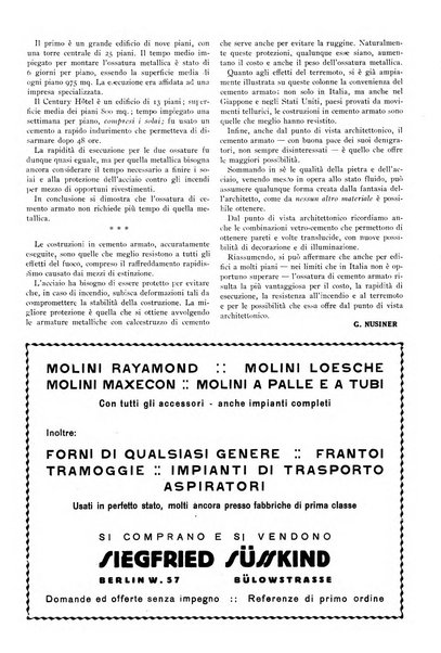 L'industria italiana del cemento rivista della Società incremento applicazioni cemento