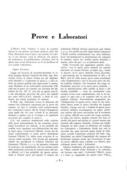 L'industria italiana del cemento rivista della Società incremento applicazioni cemento