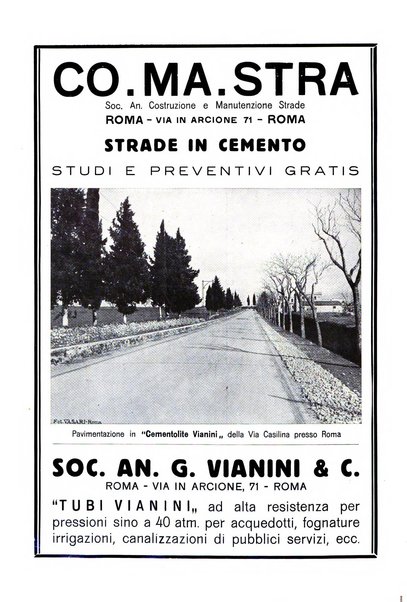 L'industria italiana del cemento rivista della Società incremento applicazioni cemento