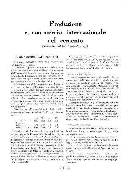 L'industria italiana del cemento rivista della Società incremento applicazioni cemento