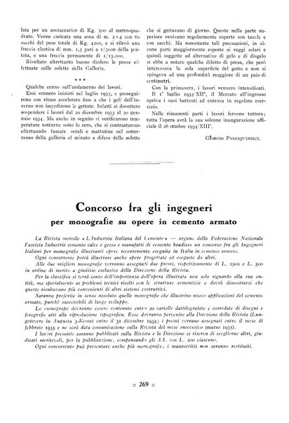 L'industria italiana del cemento rivista della Società incremento applicazioni cemento