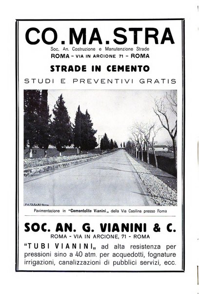 L'industria italiana del cemento rivista della Società incremento applicazioni cemento