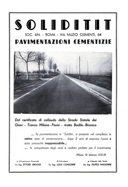 L'industria italiana del cemento rivista della Società incremento applicazioni cemento