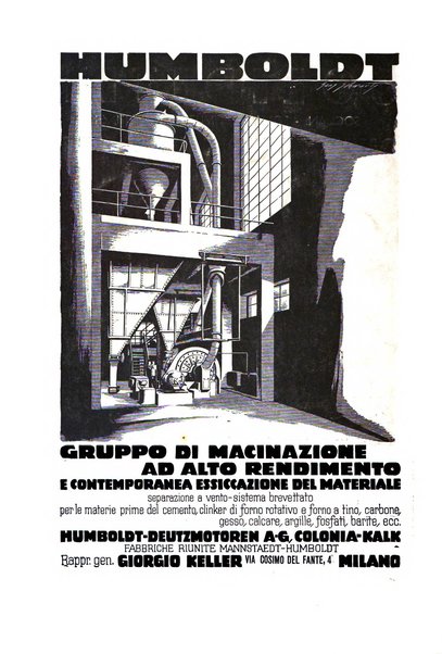 L'industria italiana del cemento rivista della Società incremento applicazioni cemento