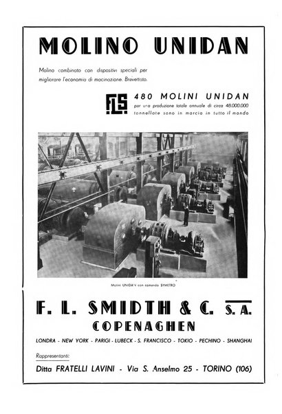 L'industria italiana del cemento rivista della Società incremento applicazioni cemento