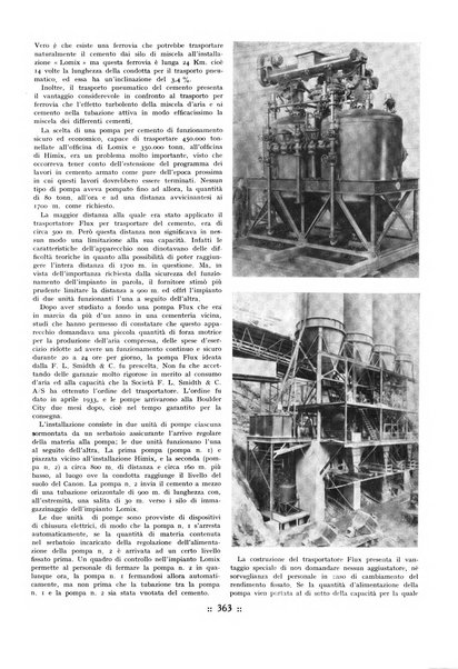 L'industria italiana del cemento rivista della Società incremento applicazioni cemento