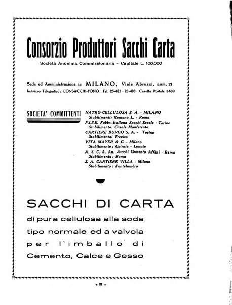 L'industria italiana del cemento rivista della Società incremento applicazioni cemento