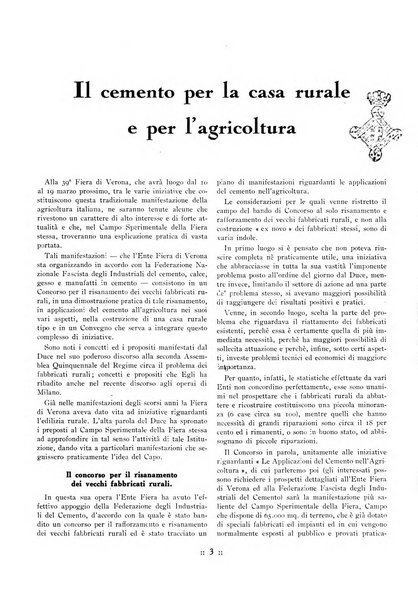 L'industria italiana del cemento rivista della Società incremento applicazioni cemento