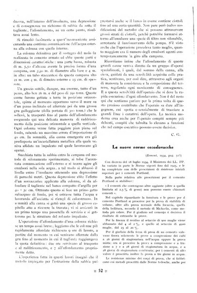 L'industria italiana del cemento rivista della Società incremento applicazioni cemento