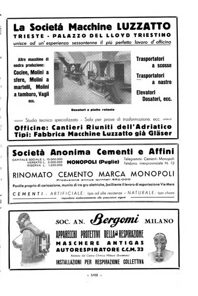 L'industria italiana del cemento rivista della Società incremento applicazioni cemento