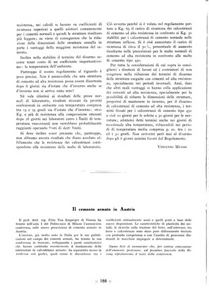 L'industria italiana del cemento rivista della Società incremento applicazioni cemento