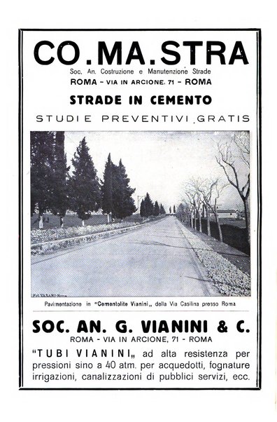 L'industria italiana del cemento rivista della Società incremento applicazioni cemento