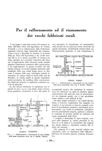 L'industria italiana del cemento rivista della Società incremento applicazioni cemento