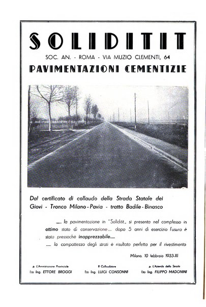 L'industria italiana del cemento rivista della Società incremento applicazioni cemento