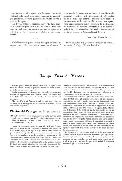 L'industria italiana del cemento rivista della Società incremento applicazioni cemento