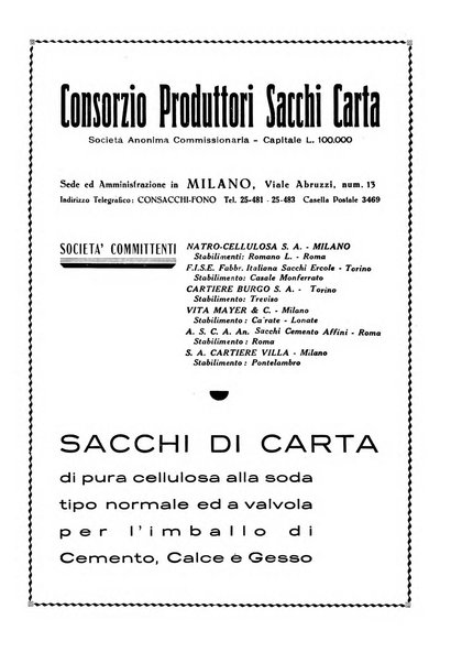 L'industria italiana del cemento rivista della Società incremento applicazioni cemento