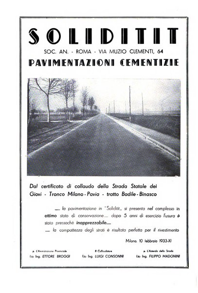 L'industria italiana del cemento rivista della Società incremento applicazioni cemento