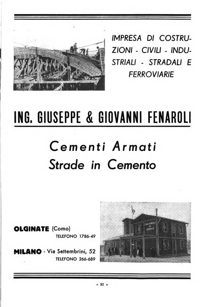 L'industria italiana del cemento rivista della Società incremento applicazioni cemento