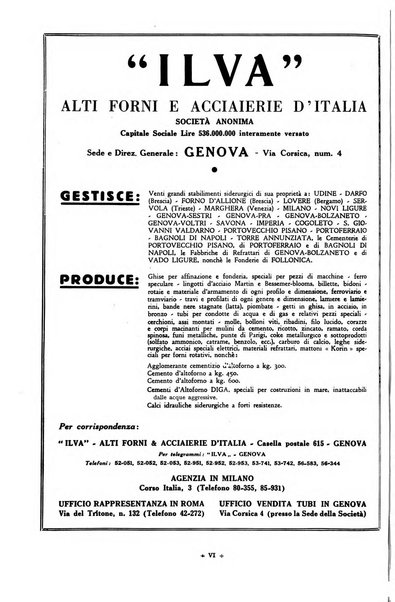 L'industria italiana del cemento rivista della Società incremento applicazioni cemento